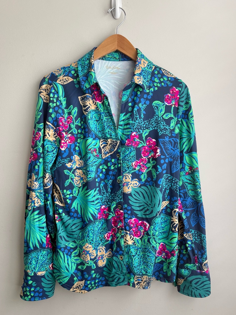 Lilly Pulitzer Marlena Blouse Large